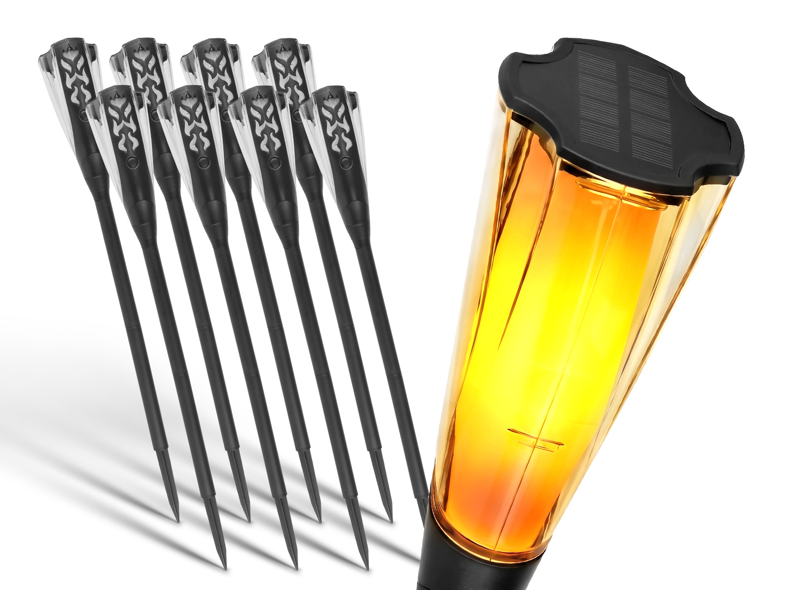 8x Lampa solarna wbijana LED SSO-4 1600K IP65